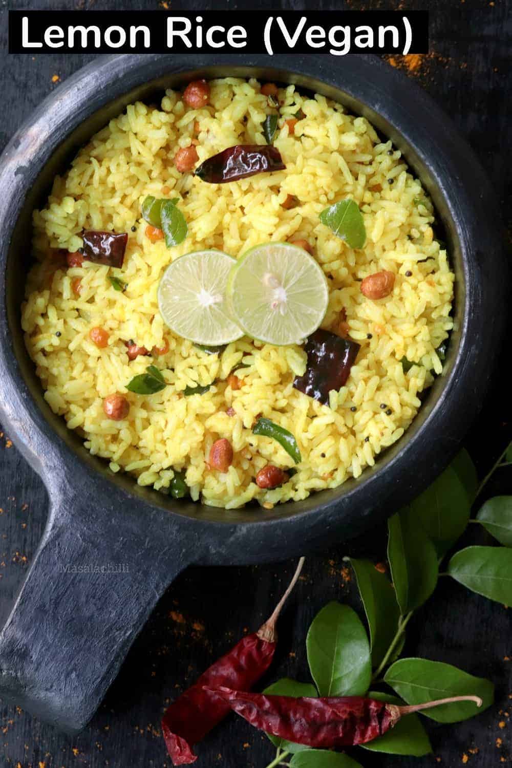 Lemon Rice recipe | Elumichai Sadam – Masalachilli