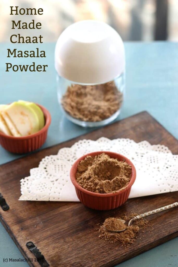 Homemade Chaat Masala Powder - A must have Indian Street food Spice Blend