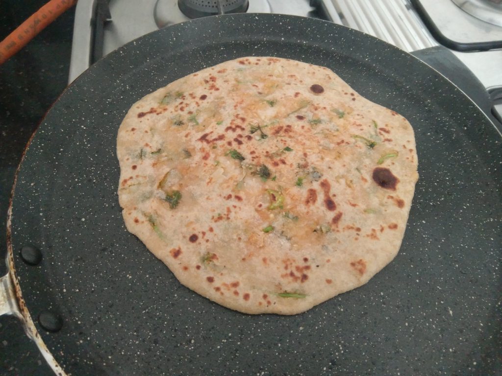 Piping hot Mooli Ka Paratha