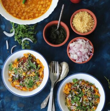 Ragda Pattice - A Mumbai Famous Street food snack