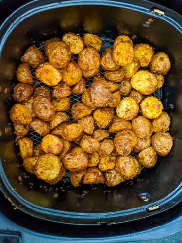 Air Fried Potatoes are ready to serve