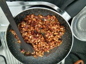 Dry Fruit Chikki with edible rose petals