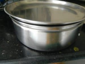 Rice Ready to be pressure cooked