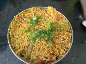 Fluffly Masale bhat ready to eat