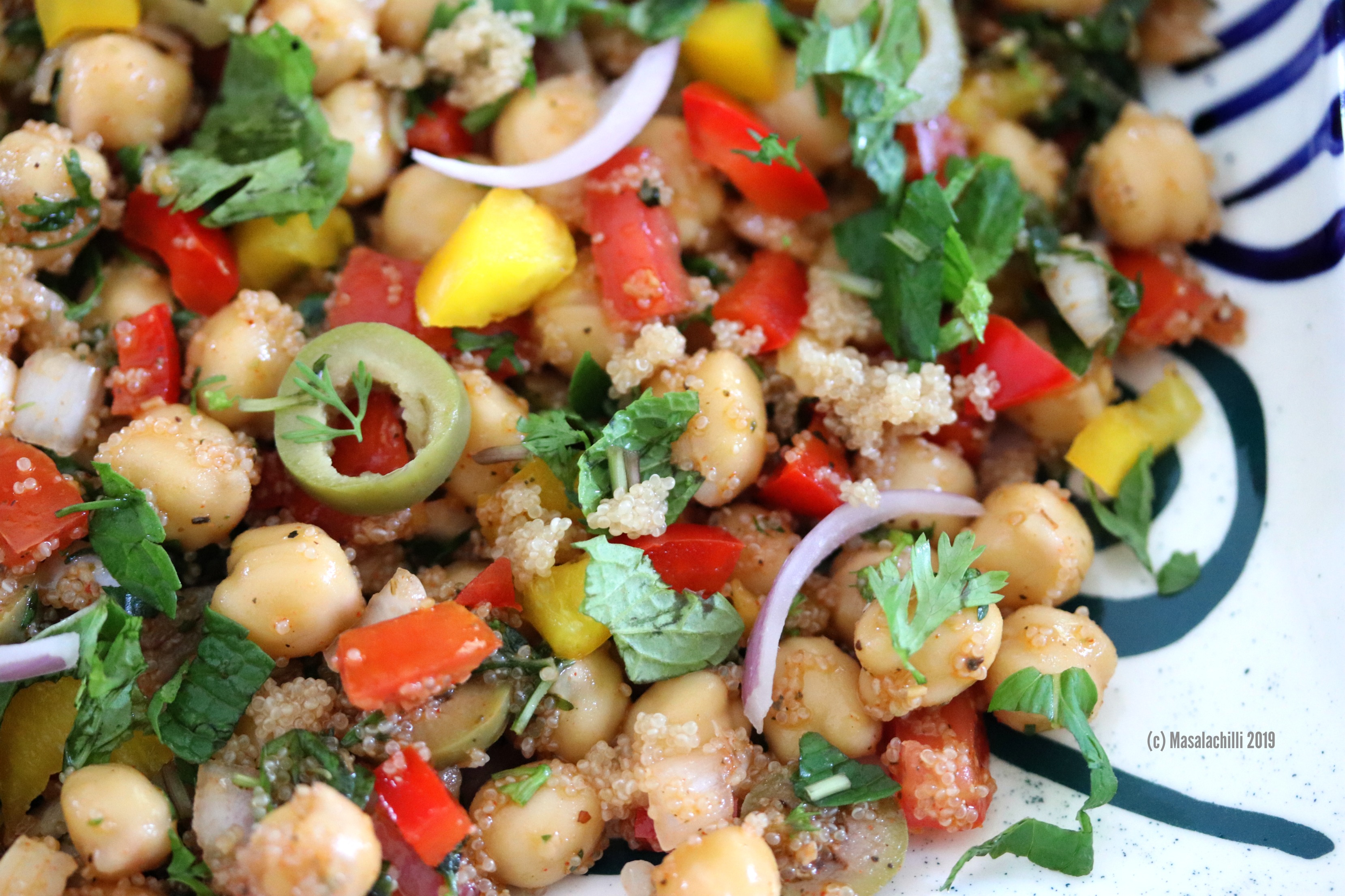 Gluten Free Vegan Dairy Free Mediterranean Chickpea Salad