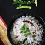 Easy South Indian Coconut Rice or Thengai Sadam