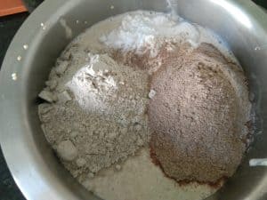 Bajira and Ragi Flour for Dosa
