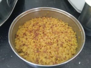 Pressure cooked Tur Dal with turmeric powder