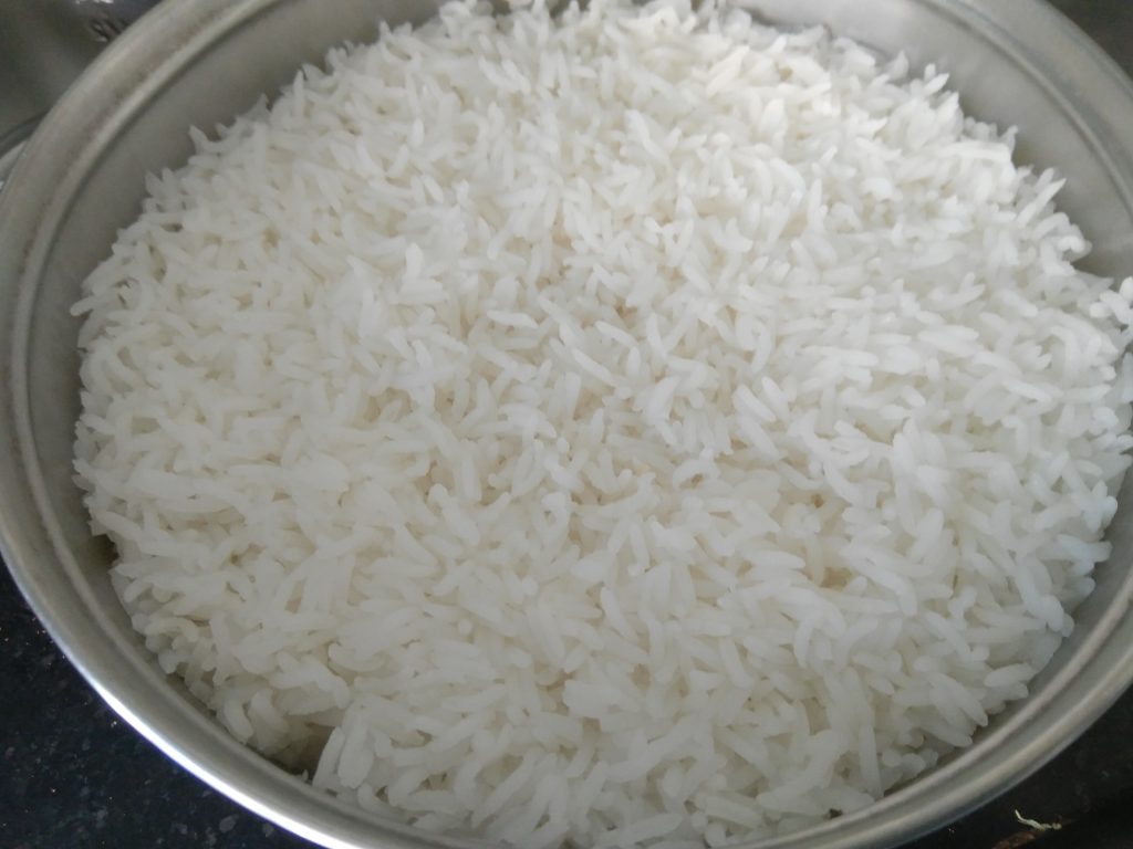 pressure cooked ponni rice