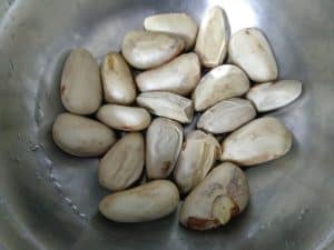 Pressure cooked Jackfruit Seeds