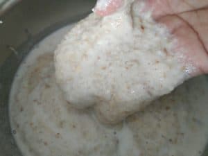 Mixing of batter with hands leads to good fermentation