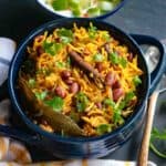 Rajma Pulao or Indian Rice and Beans