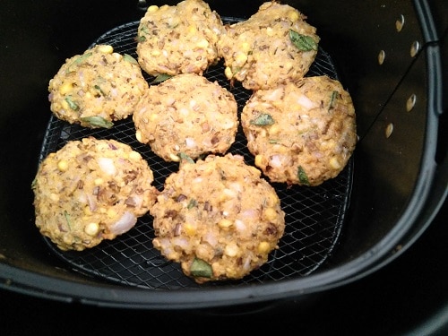 Air Fry Vazhaipoo Vadai