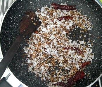 Coconut Masala or Gravy for the Cabbage Kootu