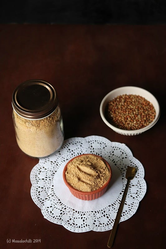 Kollu Podi or Horsegram Powder