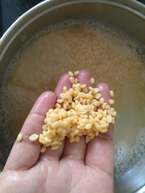Soaked Moong Dal