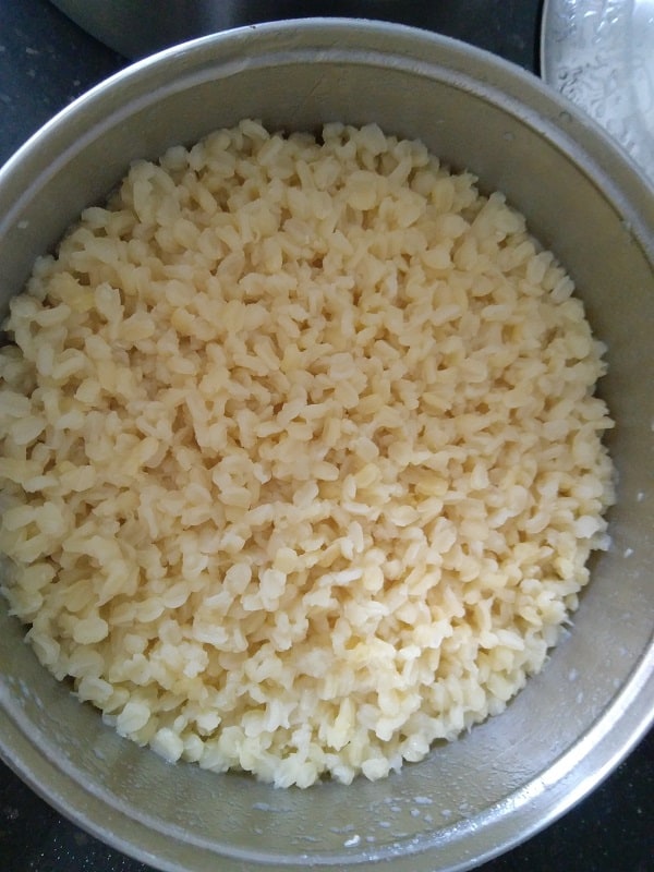 Cooked yellow moong dal