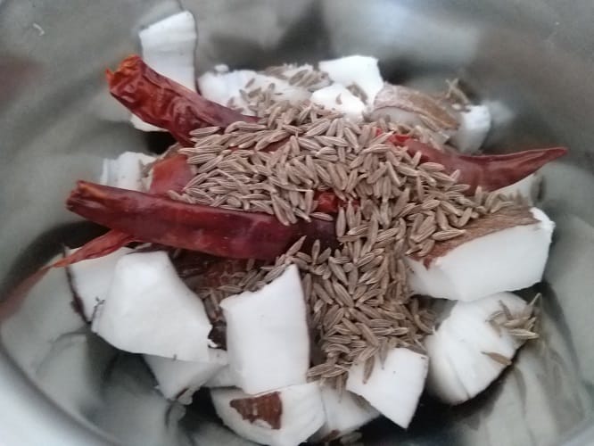 Ingredients for Coconut Gravy