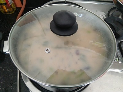 Cover and cook for few seconds