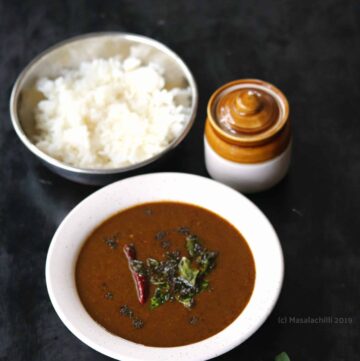 Milagu Kuzhambu - South Indian Black Pepper Gravy