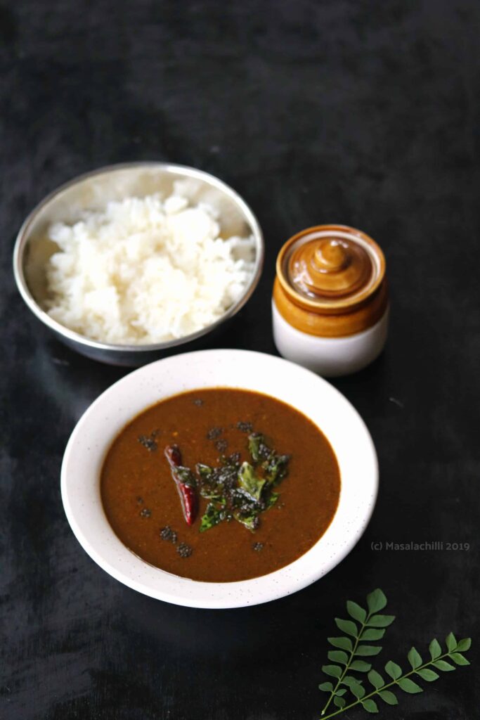 Milagu Kuzhambu - South Indian Black Pepper Gravy