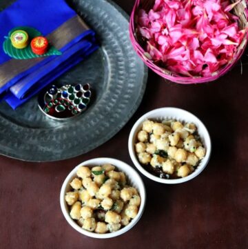 Chickpea Sundal | Chana Sundal