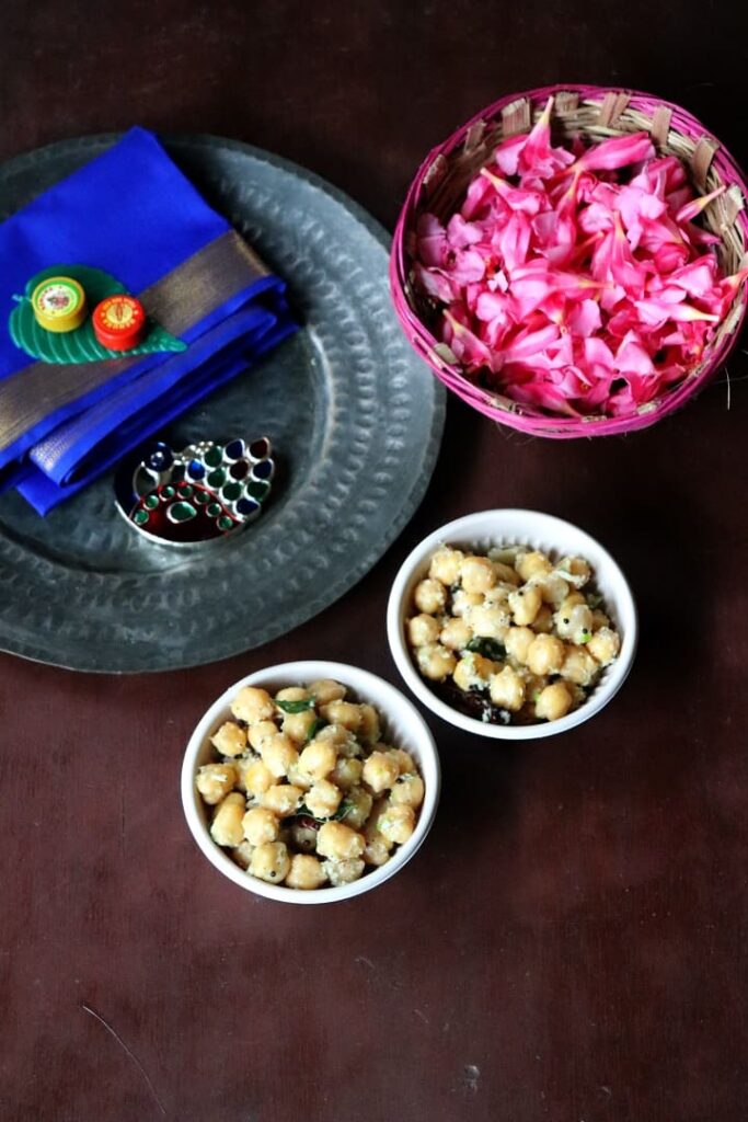 Chickpea Sundal | Chana Sundal