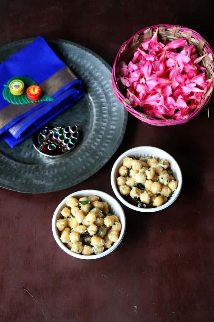 Chickpea Sundal | Chana Sundal