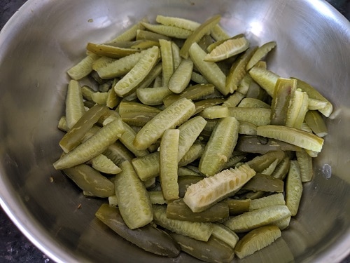 Cooked Ivy Gourd