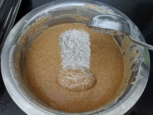 Fermented Ragi Idli Batter is ready