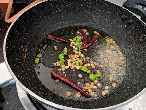 Tempering for Nellikai Rice