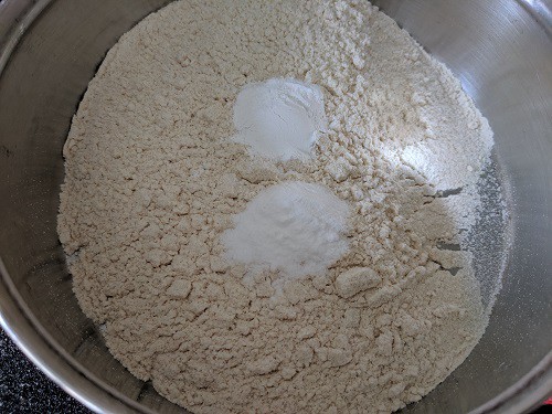 Mixing the dry ingredients