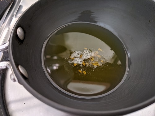 Heating Oil for long shelf life of pickle