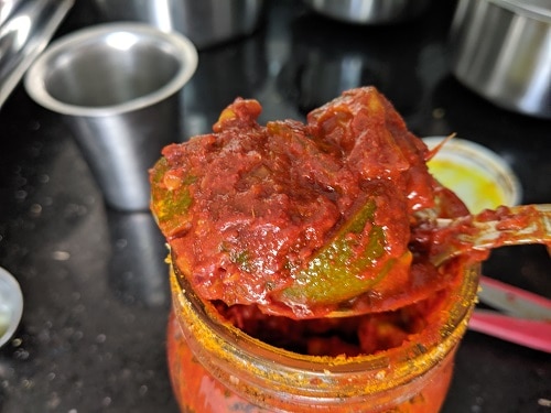 Narthangai Pickle is ready to eat