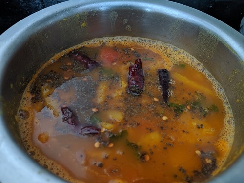 Pineapple Rasam is ready to eat