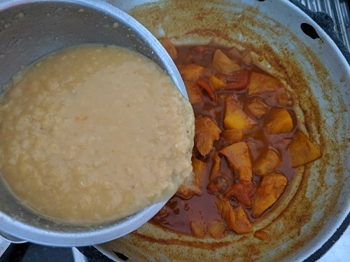 Cooked Toovar Dal or Arhar dal