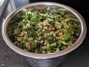 Ingredients for Peerkangai Thol Chutney