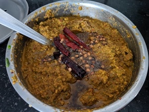 Peerkangai Thol Chutney is ready