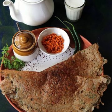 Kambu Dosai or Bajra Flour Dosa