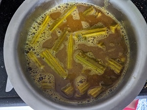 Drumstick Sambar is ready to serve
