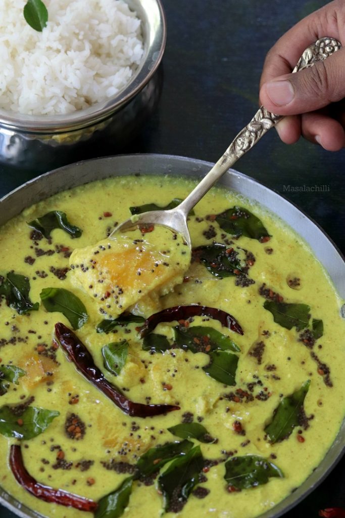 Mambazha Pulissery - Ripe Mango Curry