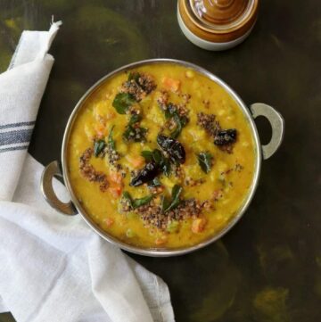Pudalangai Kootu or Snake Gourd Kootu Recipe
