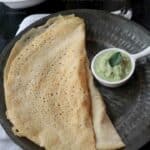 Thinai or Foxtail Millet Dosa