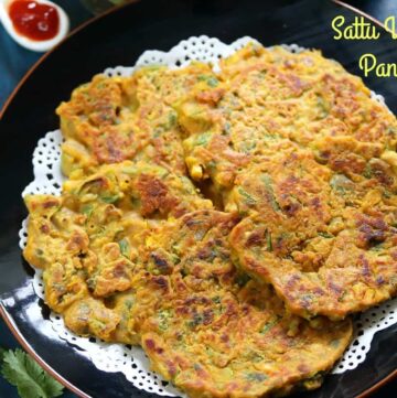 Sattu Vegetable Pancakes