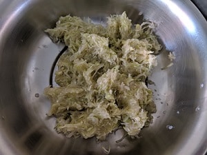 grated lauki
