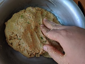 Soft Ragi Rotti Dough