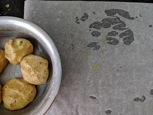 Parchment paper greased
