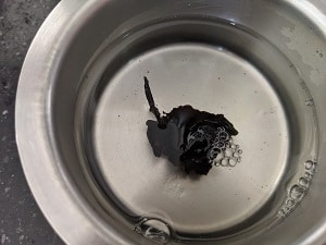 Soak tamarind in hot water