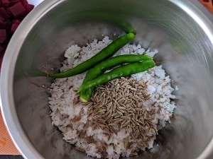Coconut Cumin Green Chilli mix