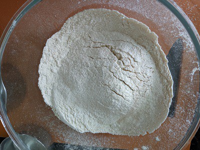 Sift whole wheat flour twice for a light cake recipe